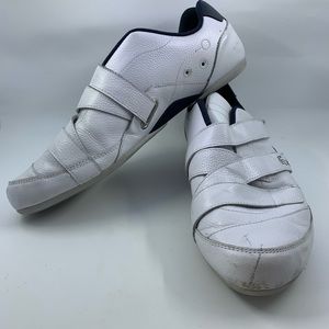White Lacoste Men’s shoes with Velcro - Size 11